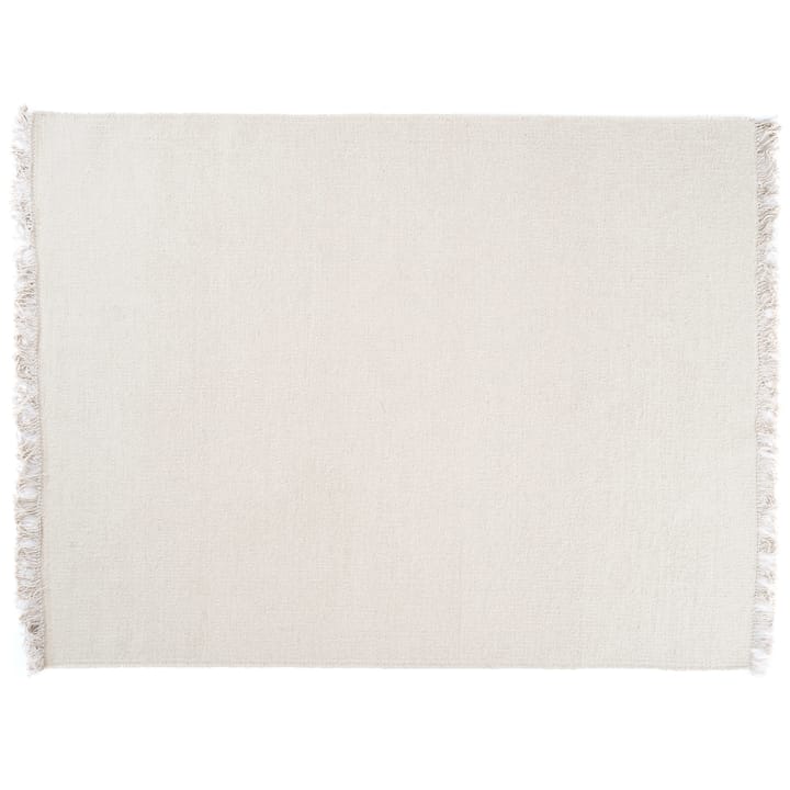 Rainbow wool carpet 140x200 cm - White - Linie Design