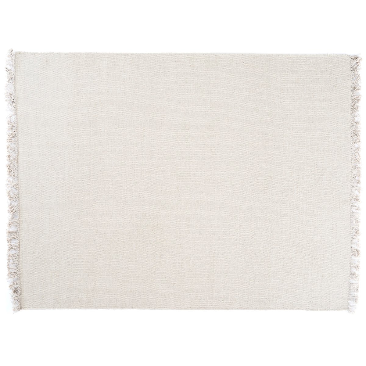 Linie Design Rainbow wool carpet 140x200 cm White | Scandinavian Design | Wool rugs | White