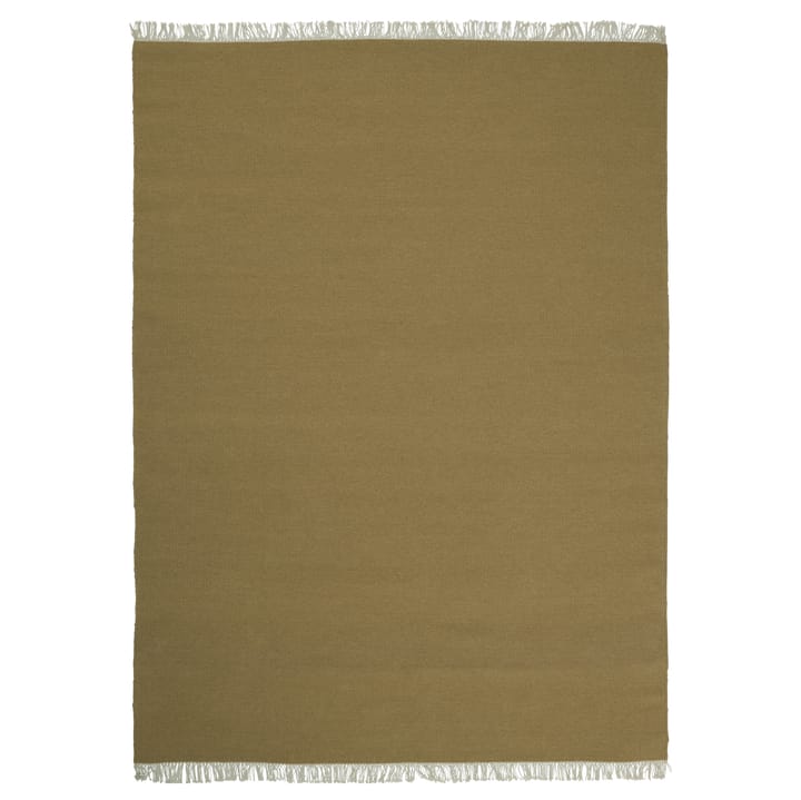 Rainbow wool carpet 170x240 cm - ocher - Linie Design
