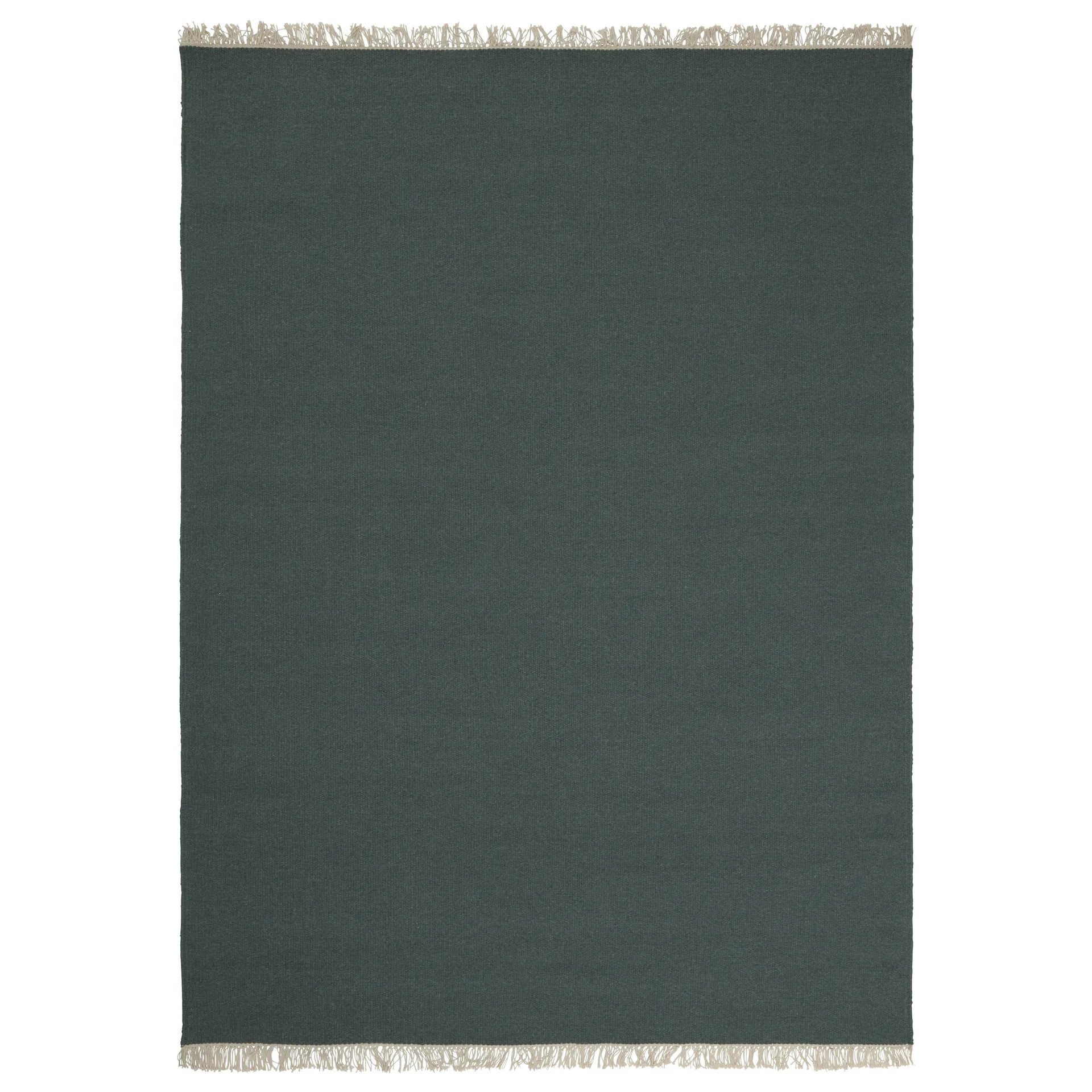 Rainbow wool carpet 200x300 cm, moss Linie Design
