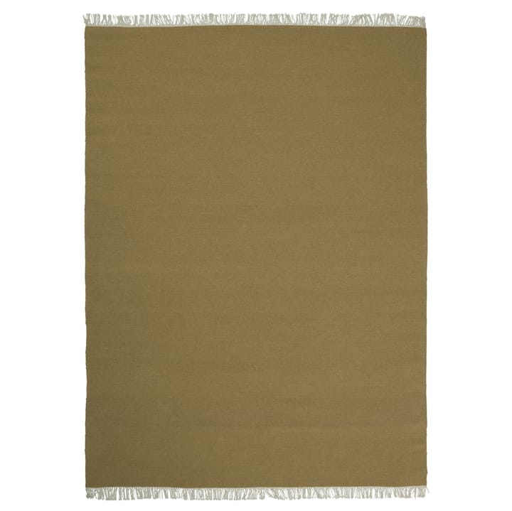 Rainbow wool carpet 200x300 cm - ocher - Linie Design