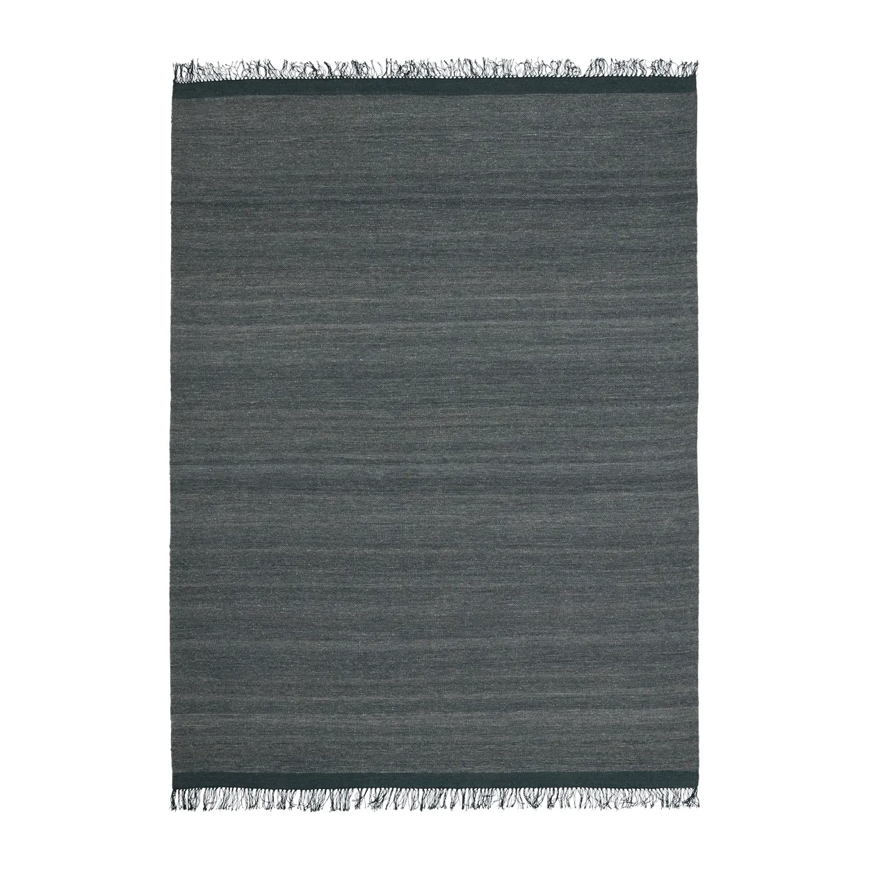 Linie Design Sigyn Rug Anthracite | Scandinavian Design | Wool rugs | Black