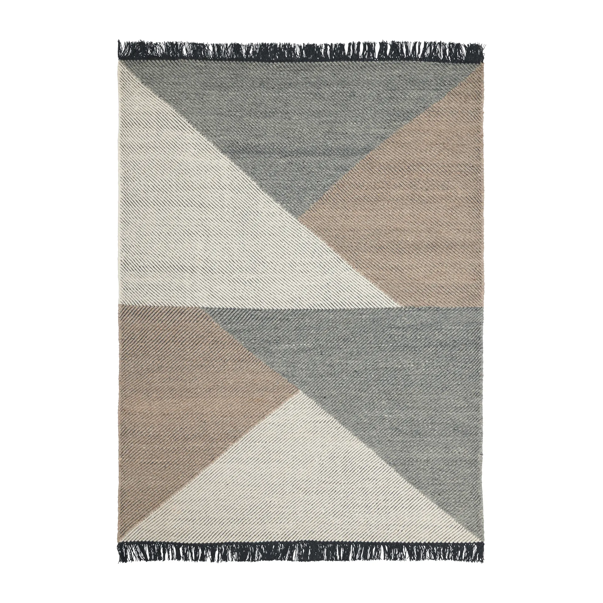 Skuld wool carpet, Light grey. 170x240 cm Linie Design