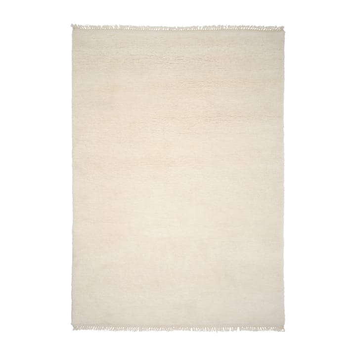Soft Savannah wool carpet - White. 250x350 cm - Linie Design