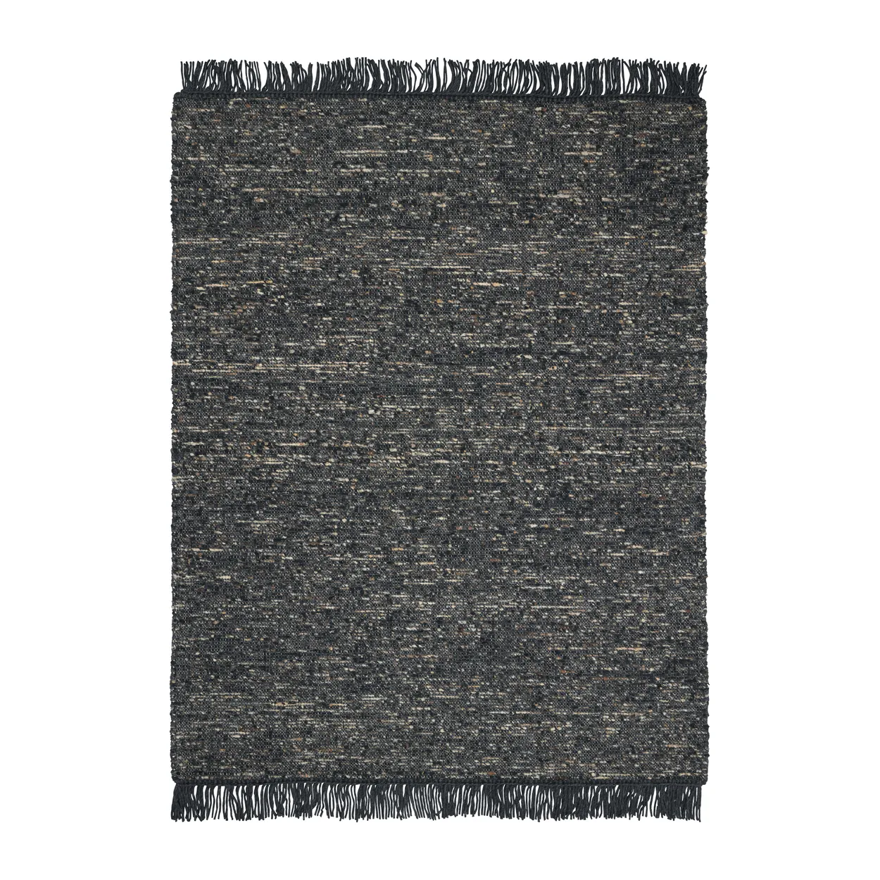 Linie Design Valdi rug 170x240 cm Charcoal | Scandinavian Design | Wool rugs | Black