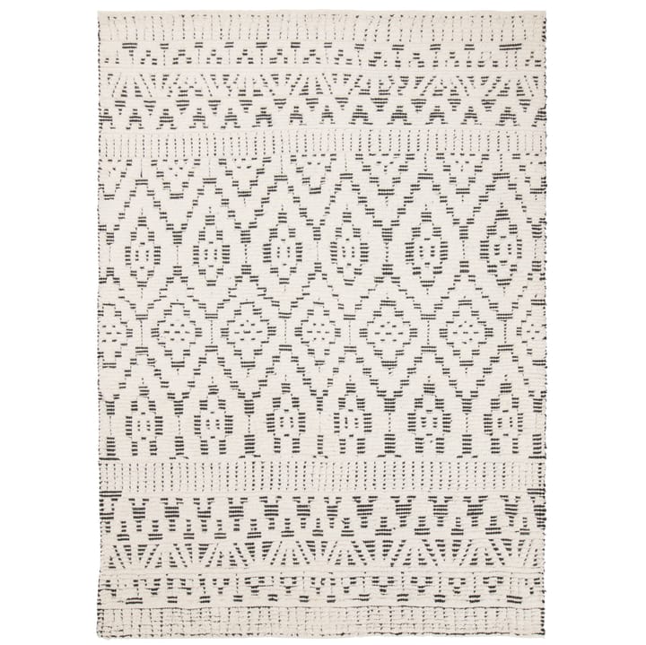 Zelbio wool carpet 140x200 cm, White-black Linie Design