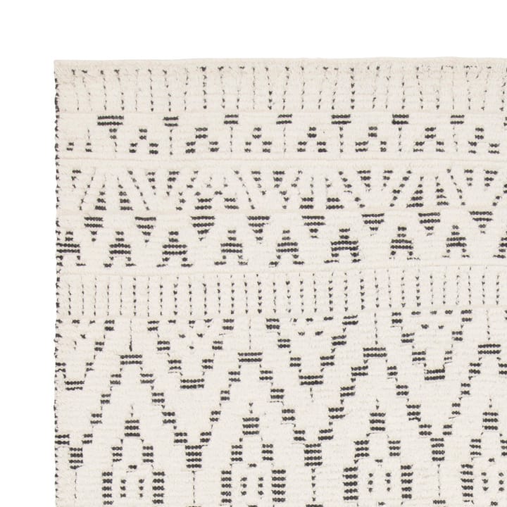Zelbio wool carpet 140x200 cm, White-black Linie Design