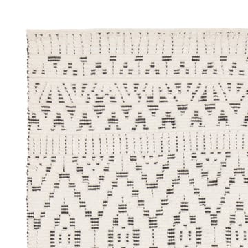 Zelbio wool carpet 140x200 cm - White-black - Linie Design