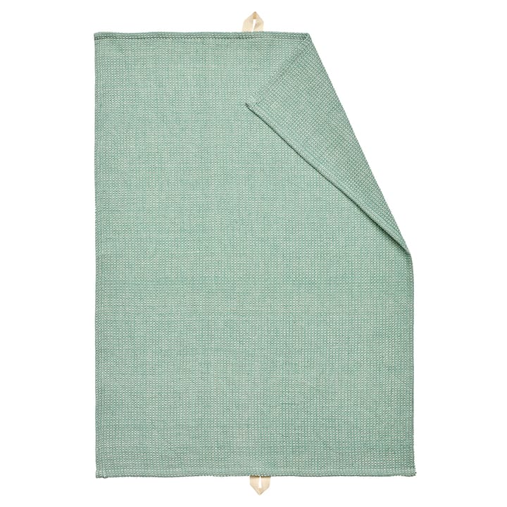 Agnes kitchen towel - Grey-turquoise - Linum