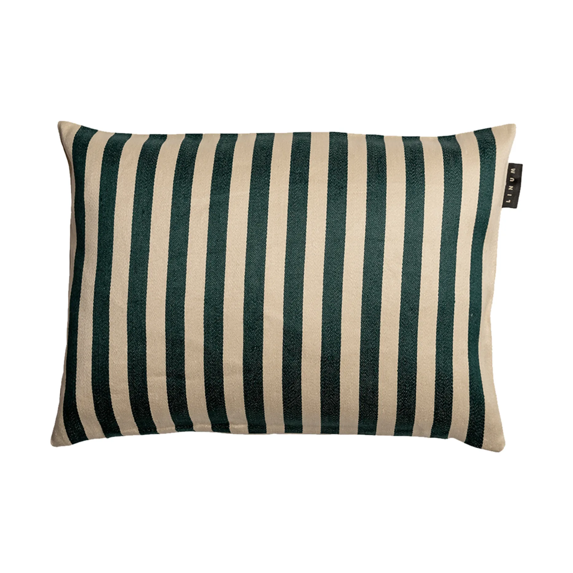 Amalfi pillowcase 35x50 cm, Deep emerald green Linum