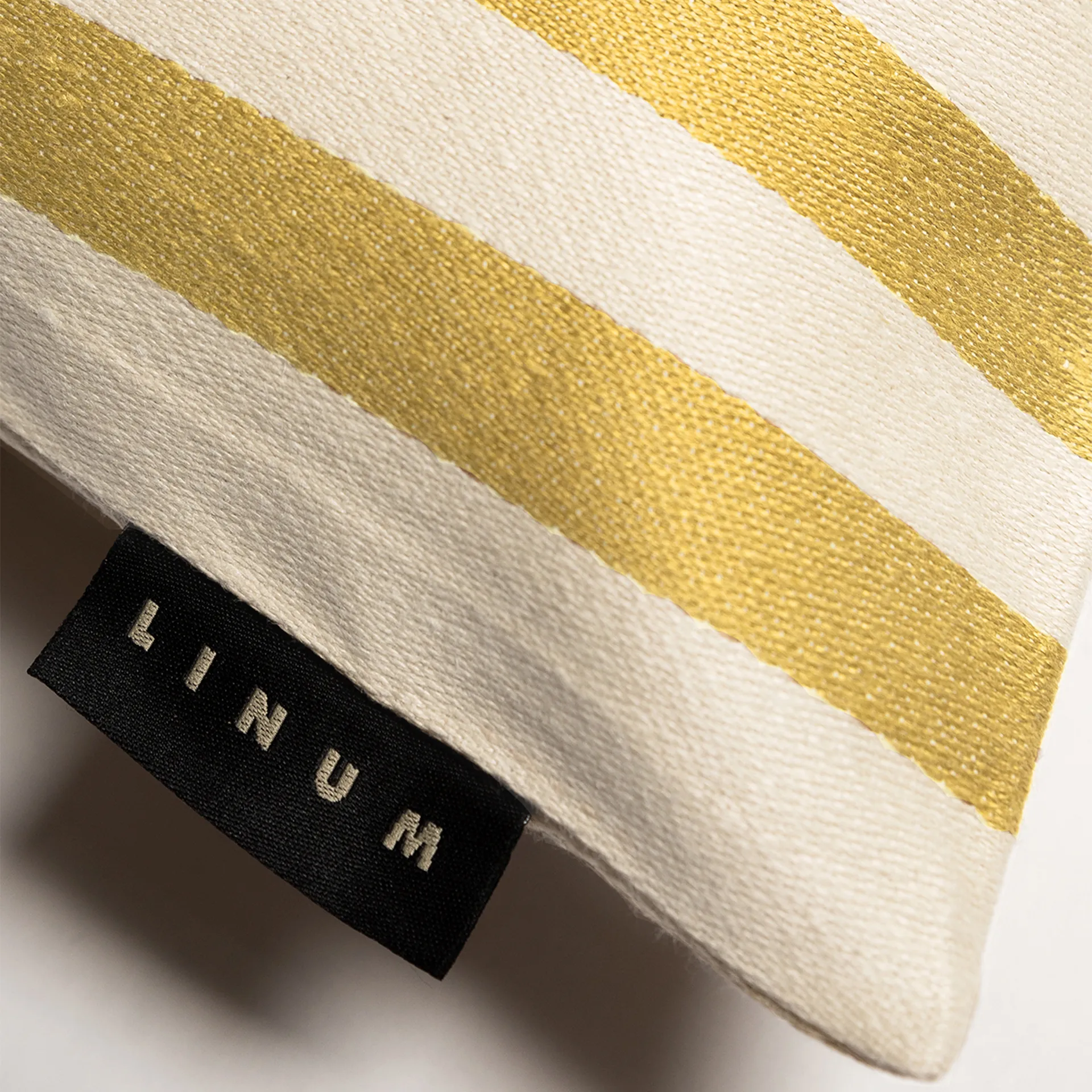 Amalfi pillowcase 35x50 cm, Straw yellow Linum