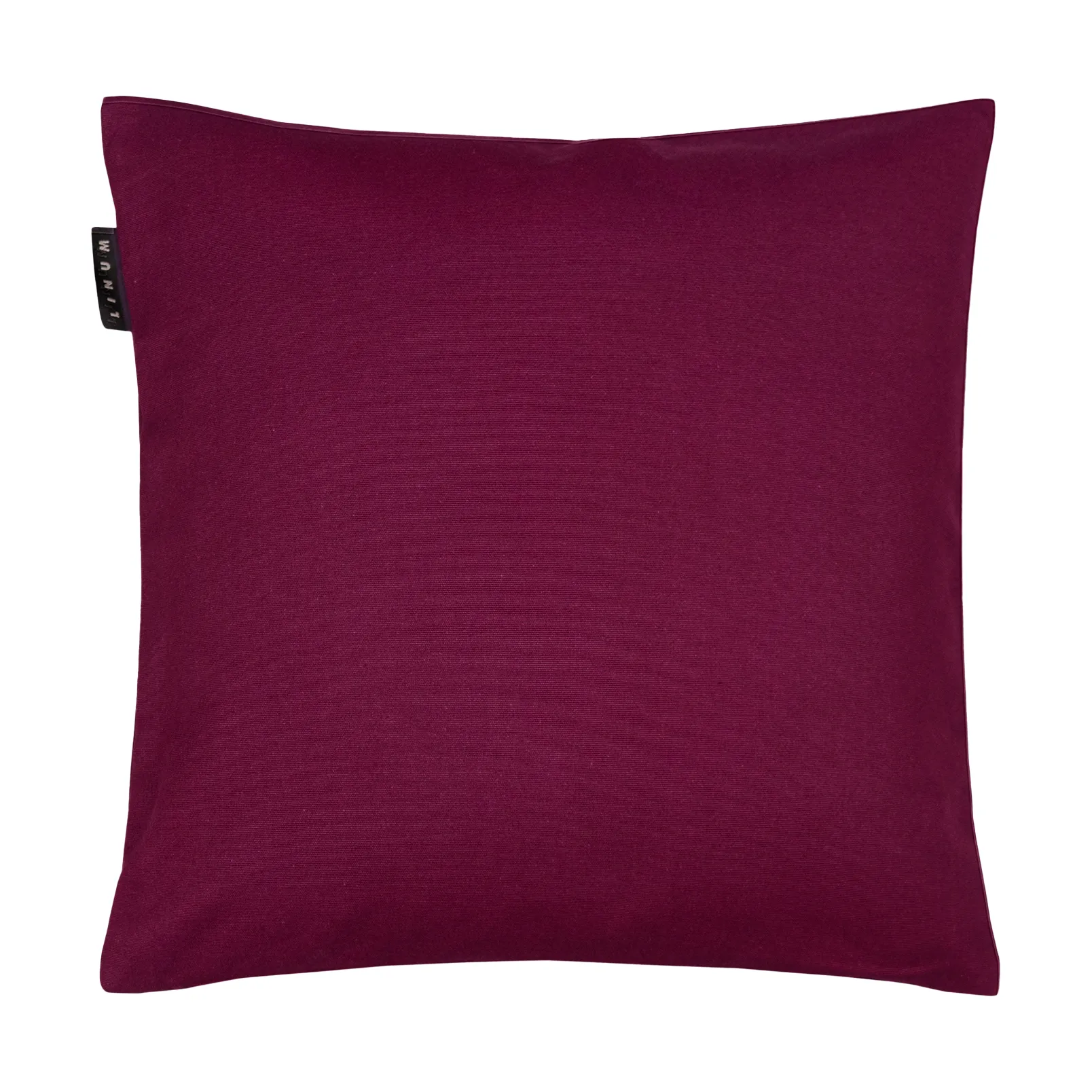 Annabell cushion cover 40x40 cm, Burgundy red Linum