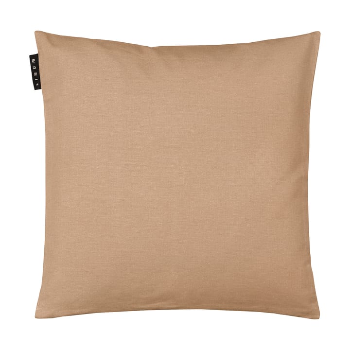Annabell cushion cover 40x40 cm - Camel brown - Linum
