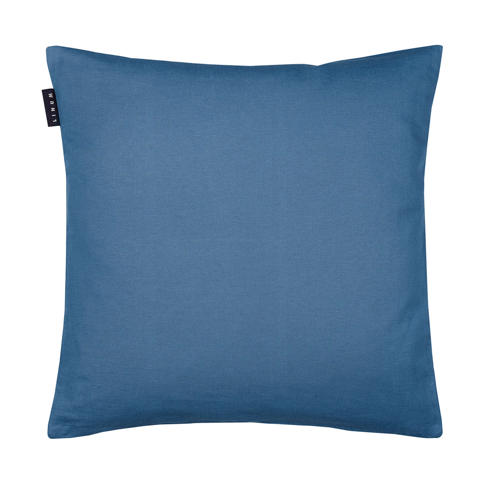 Annabell cushion cover 40x40 cm, Deep Ocean Blue Linum