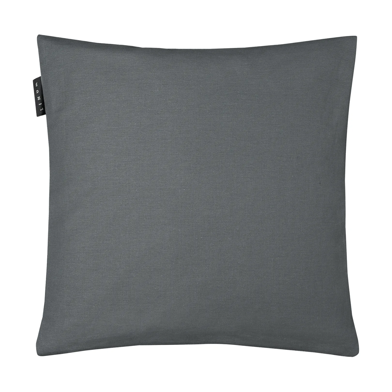 Annabell cushion cover 40x40 cm, Granite grey Linum