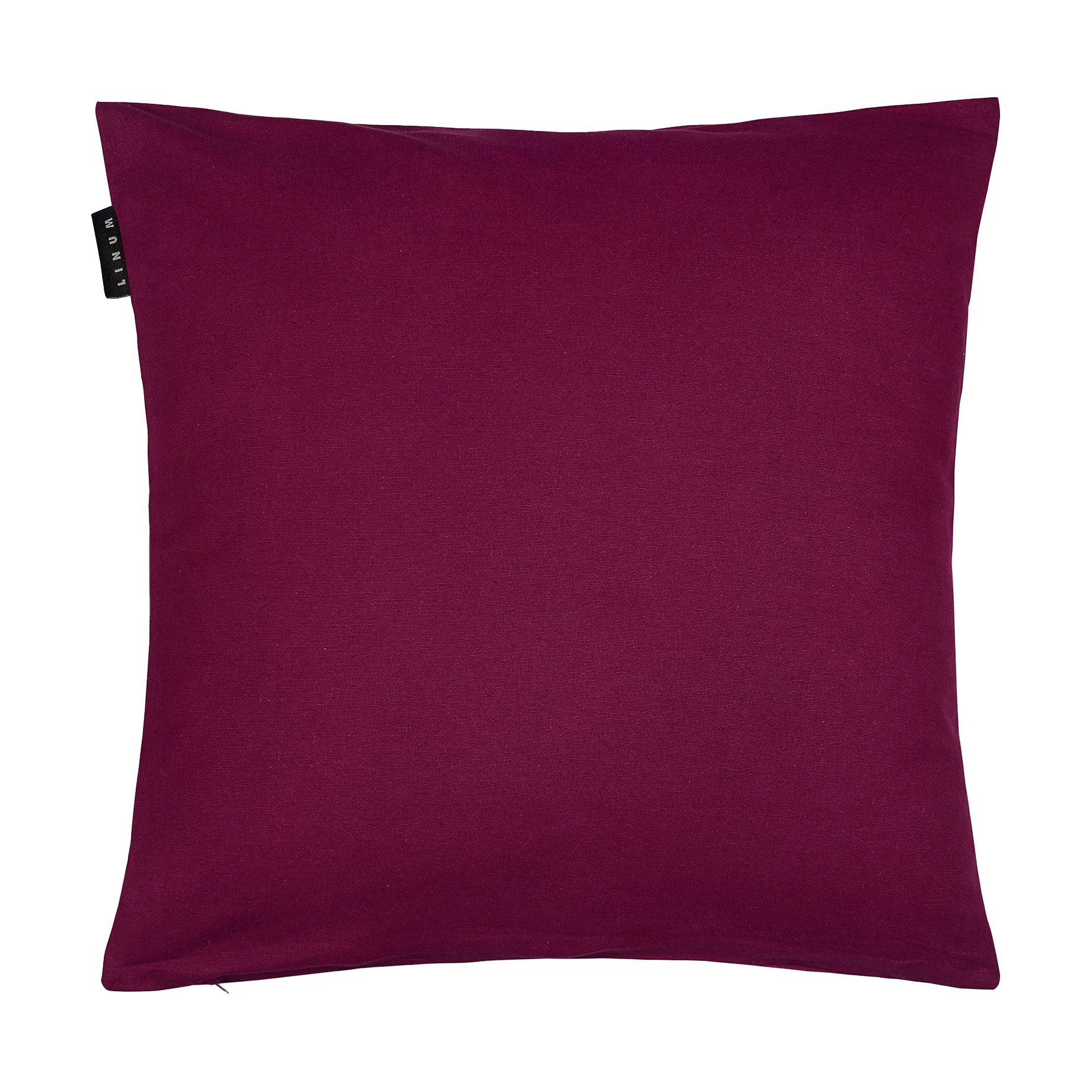Annabell pillowcase 50x50 cm, Burgundy red Linum