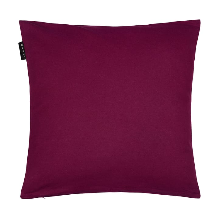 Annabell pillowcase 50x50 cm - Burgundy red - Linum