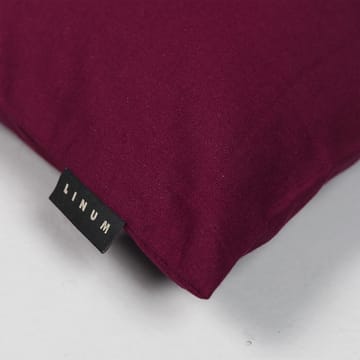 Annabell pillowcase 50x50 cm - Burgundy red - Linum
