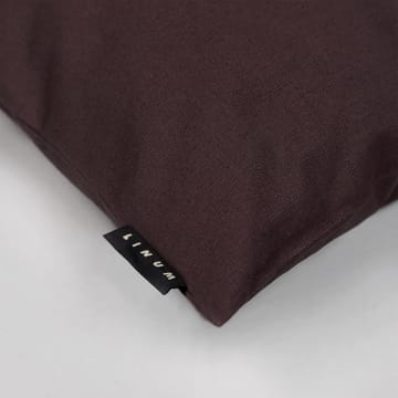 Annabell pillowcase 50x50 cm - Dark brown - Linum