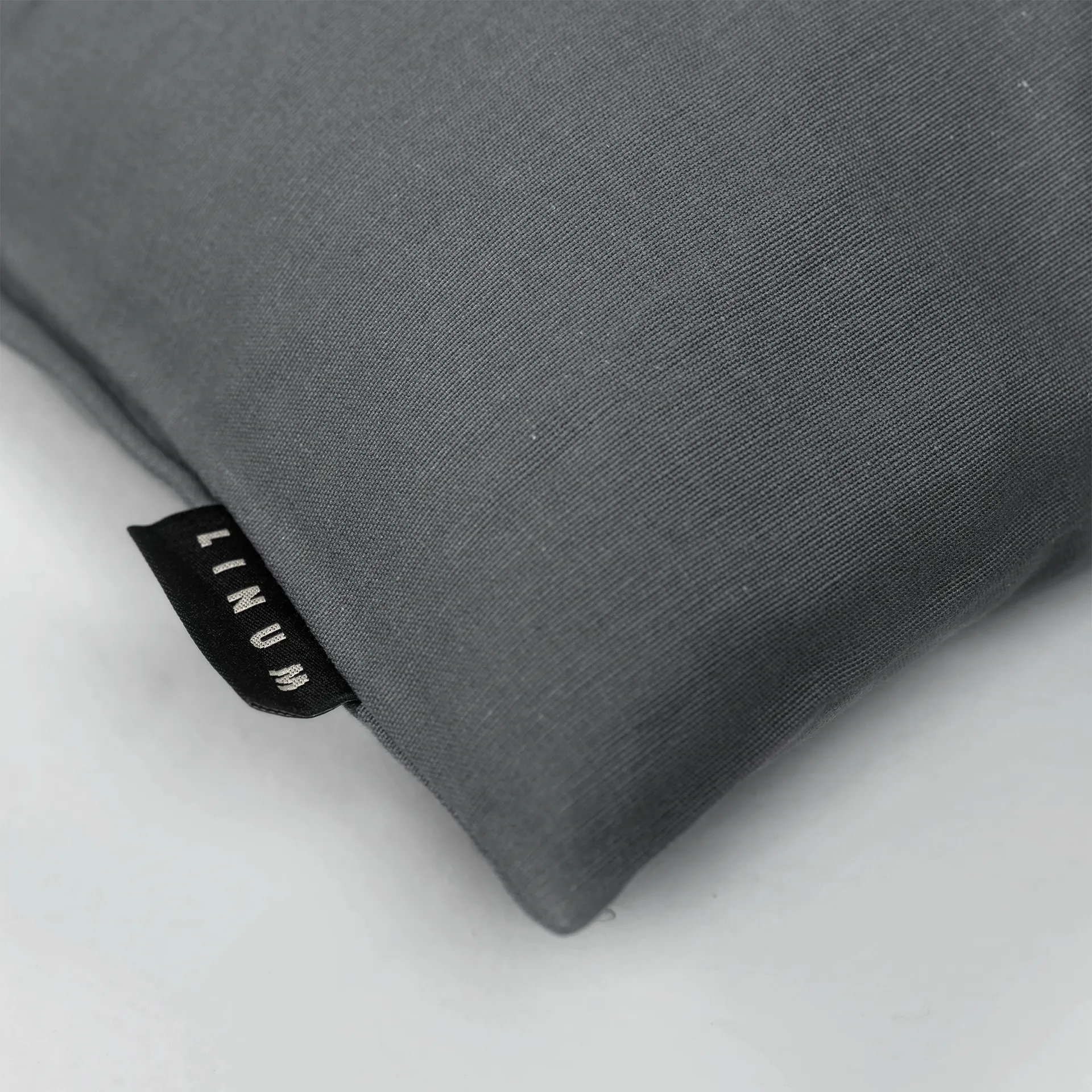 Annabell pillowcase 50x50 cm, Granite grey Linum