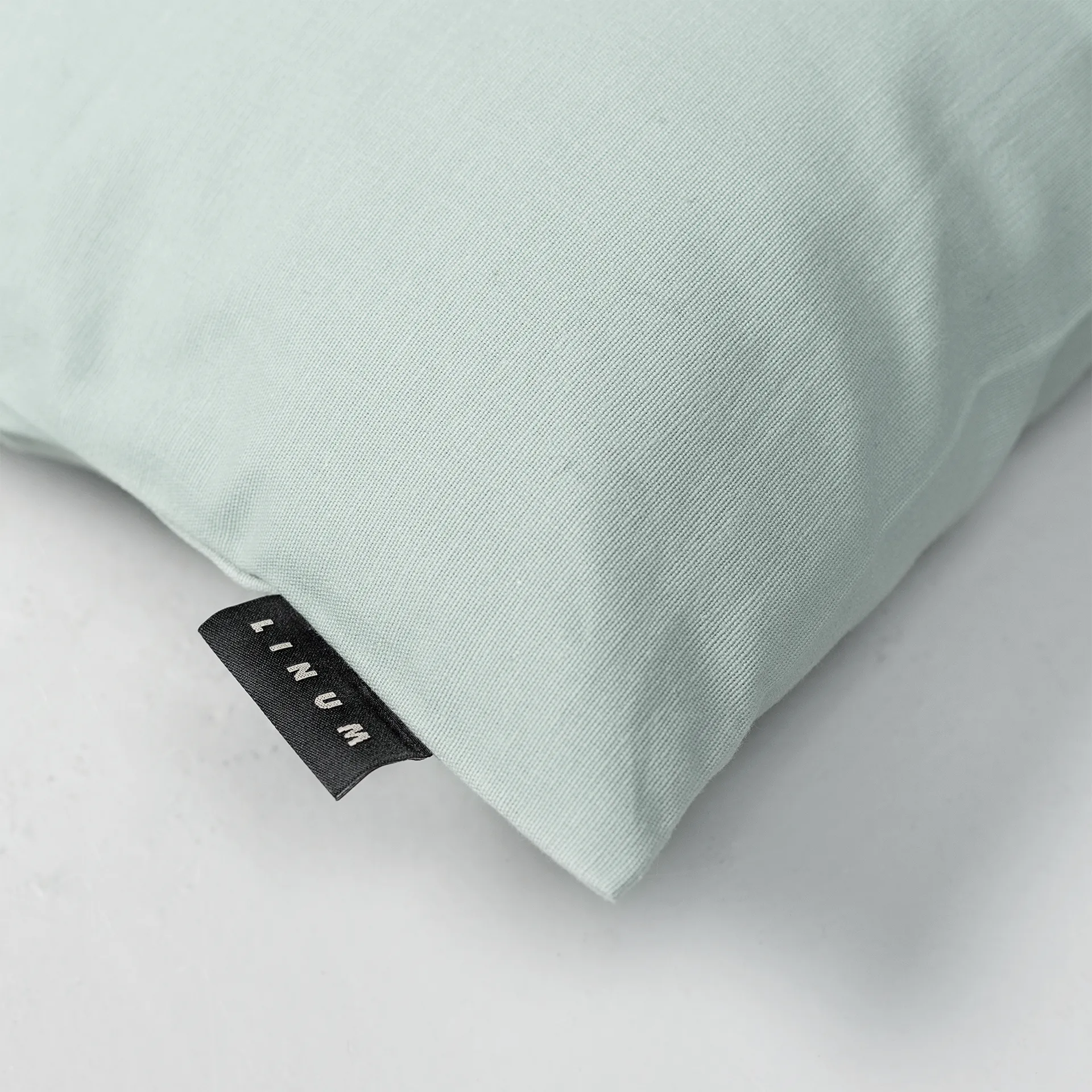 Annabell pillowcase 50x50 cm, Light ice green Linum