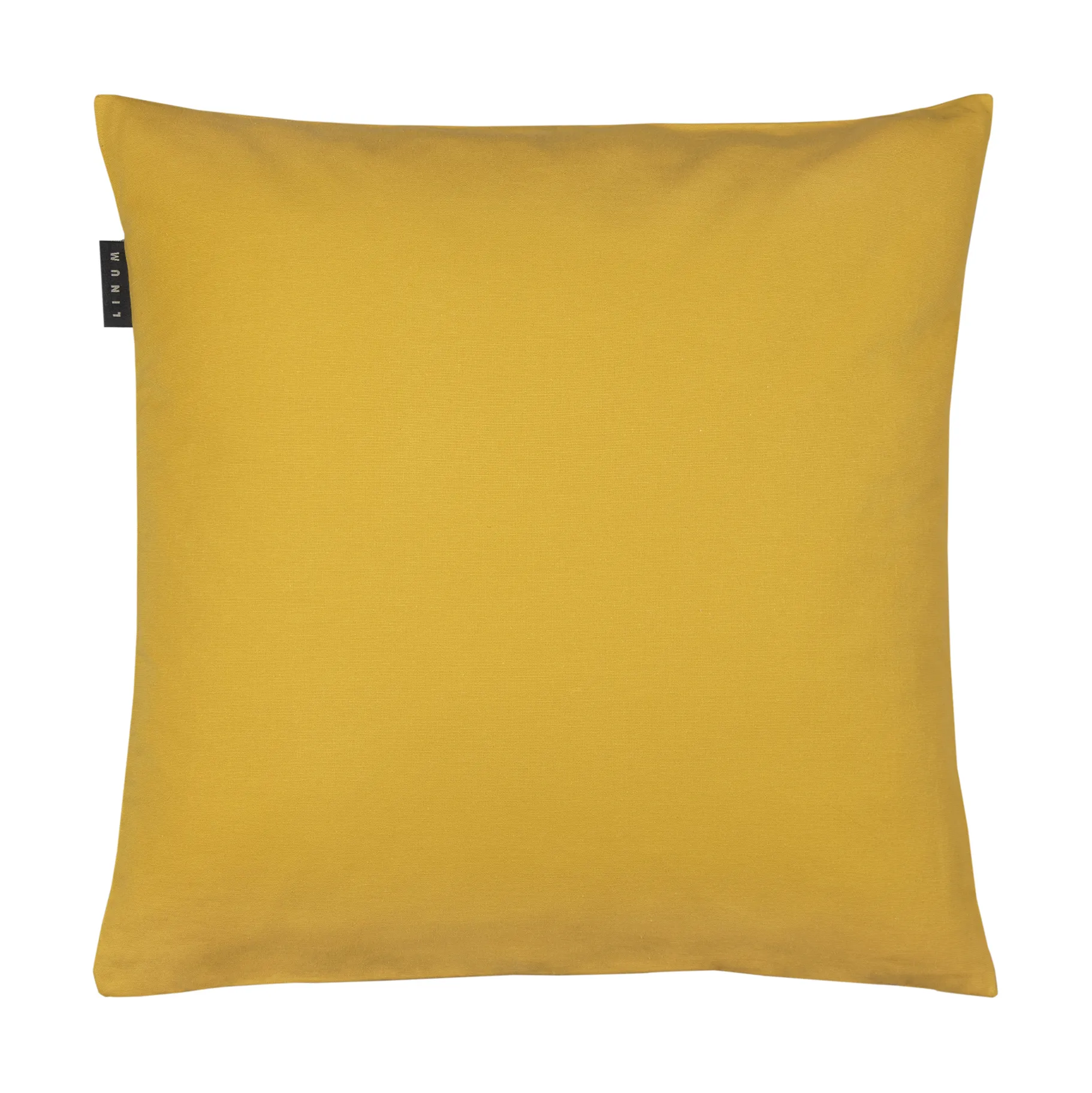 Annabell pillowcase 50x50 cm, Mustard yellow Linum