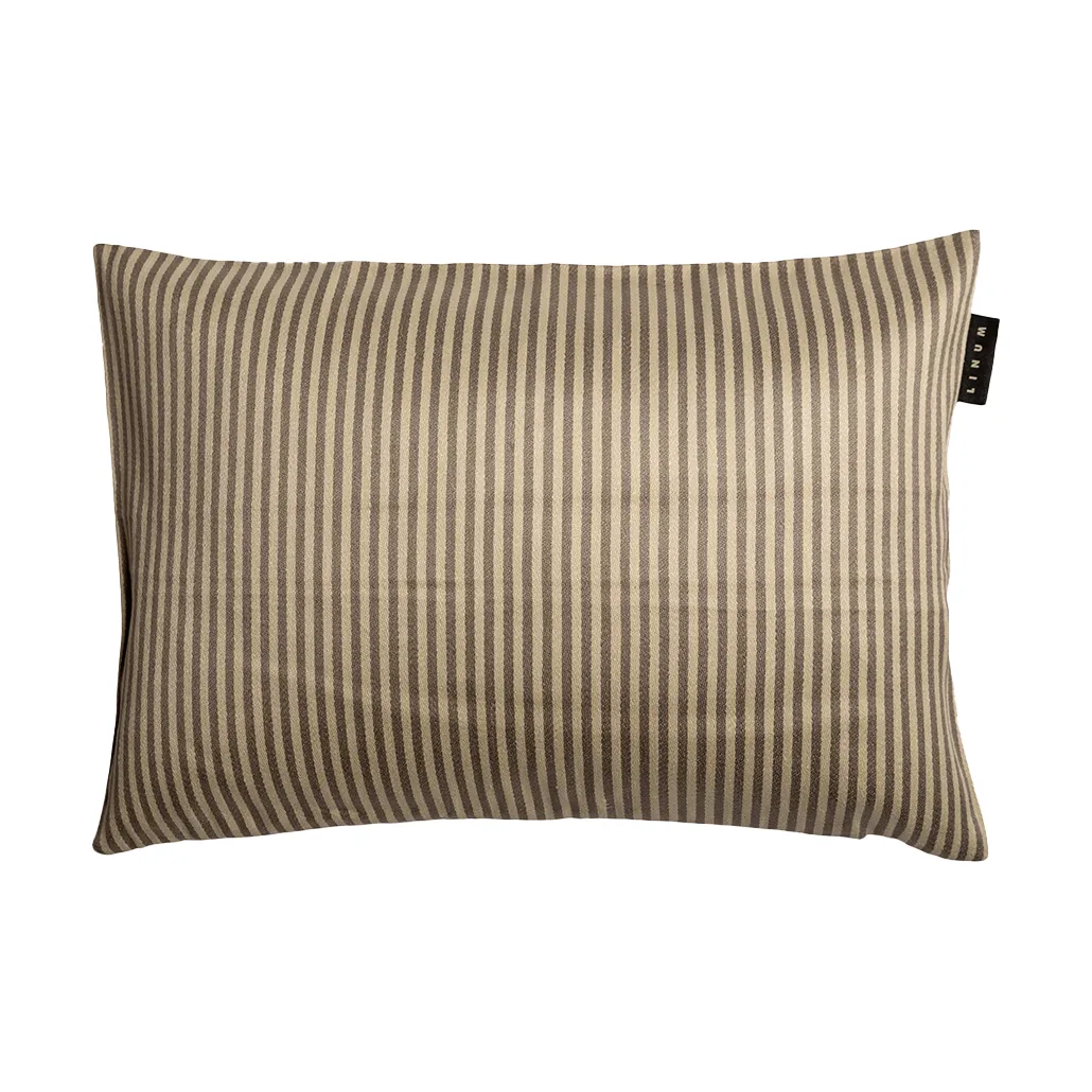 Linum Calcio cushion cover 35x50 cm Mole brown | Scandinavian Design | Cushion covers | Brown