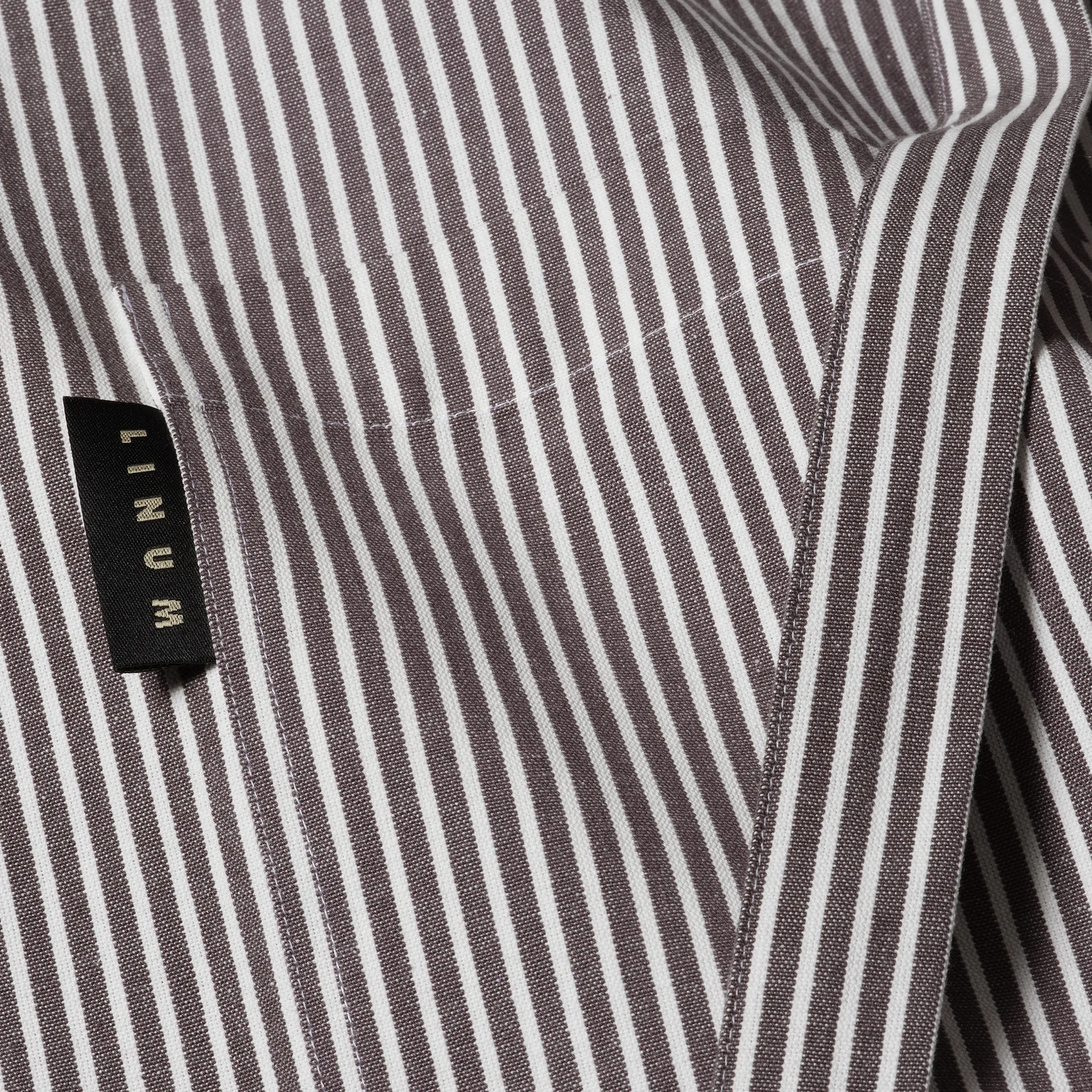 Emma apron, Granite gray Linum