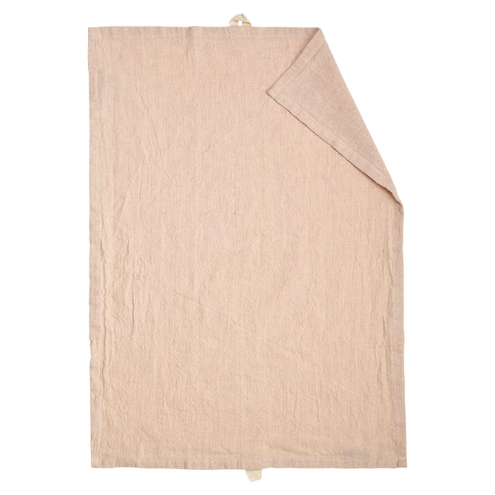 Hedvig kitchen towel - Dusty pink - Linum