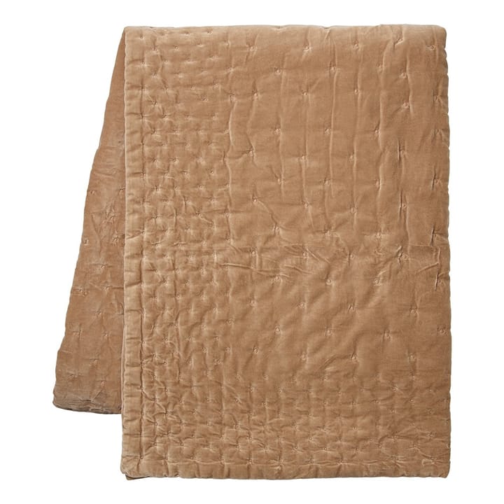 Paolo bedspread 260x270 cm, Camel brown Linum