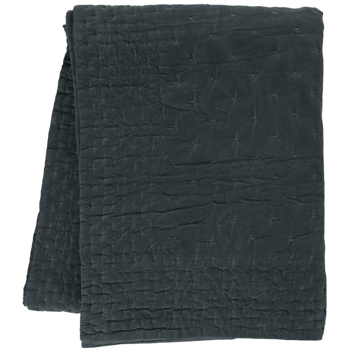 Paolo bedspread 260x270 cm - Dark coal grey - Linum