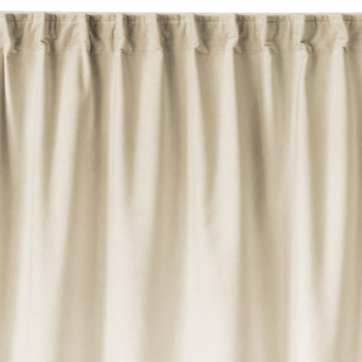 Paolo curtain with gathering tape - Creamy beige - Linum