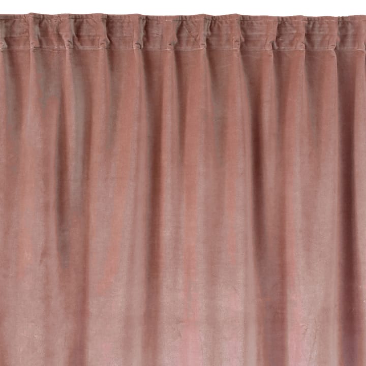 Paolo curtain with gathering tape, Dusty Pink Linum