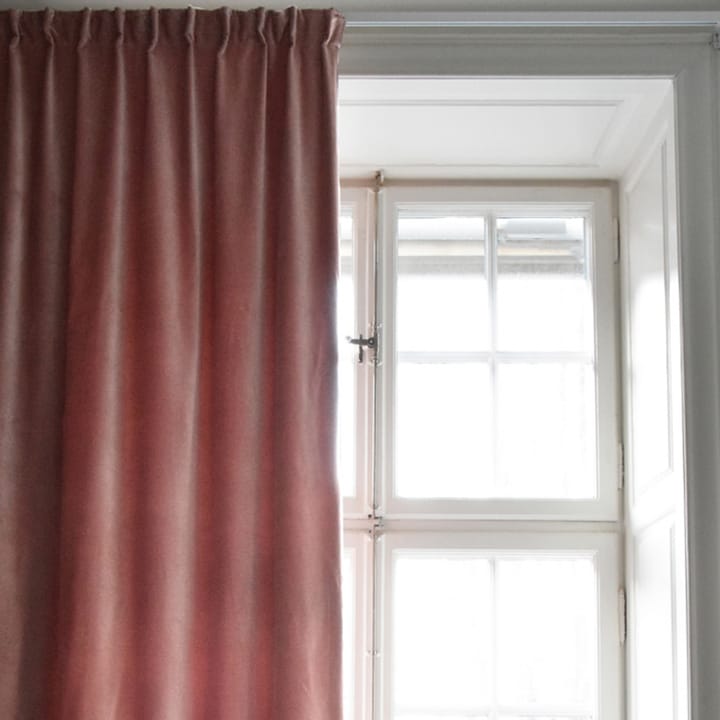 Paolo curtain with gathering tape, Dusty Pink Linum