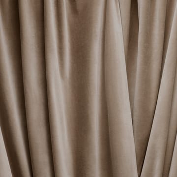 Paolo curtain with gathering tape - Taupe Brown - Linum