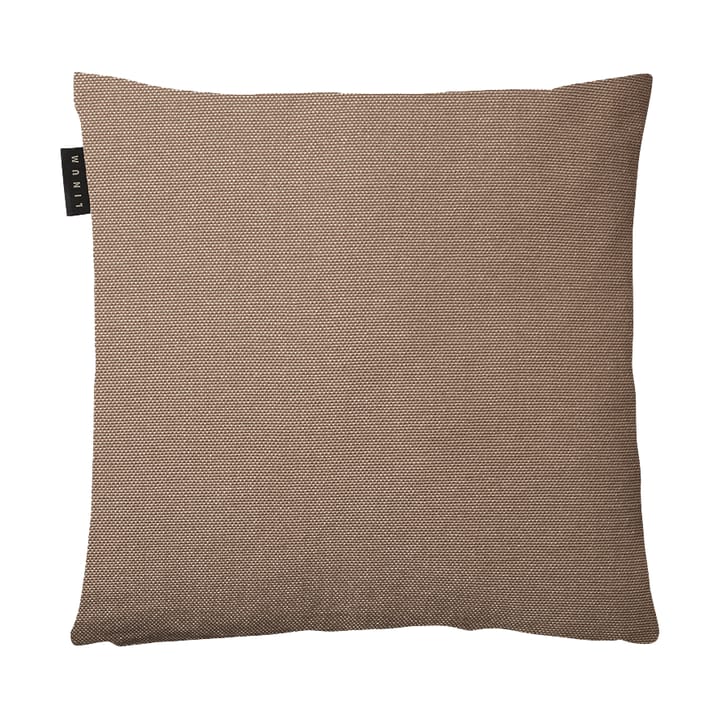 Pepper cushion cover 40x40 cm - Dark mole brown - Linum