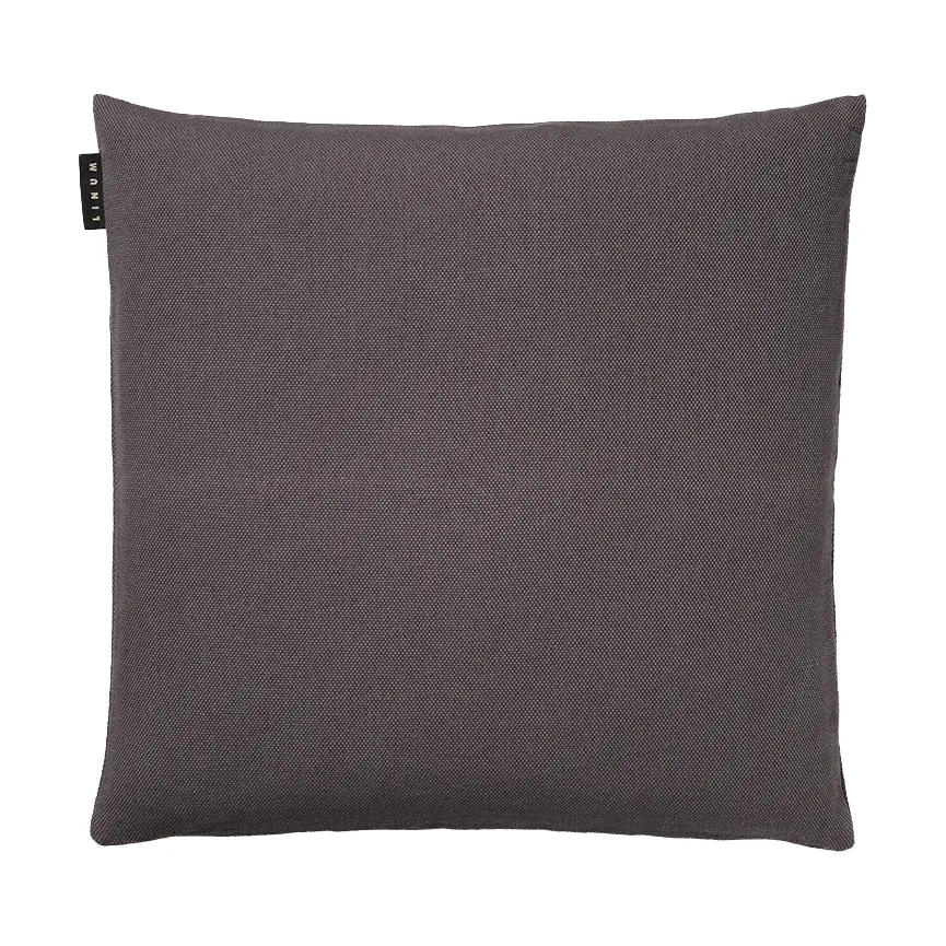 Linum Pepper cushion cover 40x40 cm Granite grey | Scandinavian Design | Cushion covers | Grey