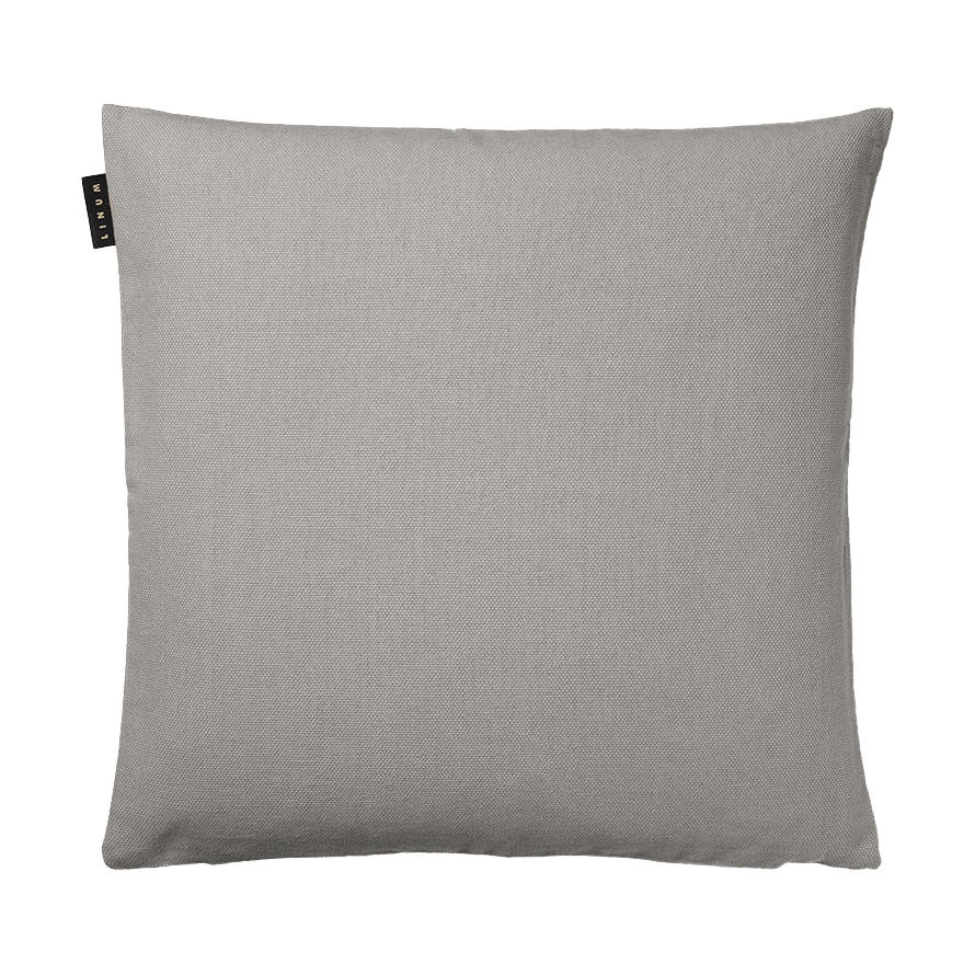 Linum Pepper cushion cover 40x40 cm Light grey | Scandinavian Design | Cushion covers | Grey