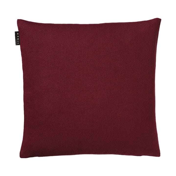 Pepper pillowcase 50x50 cm - Burgundy red - Linum