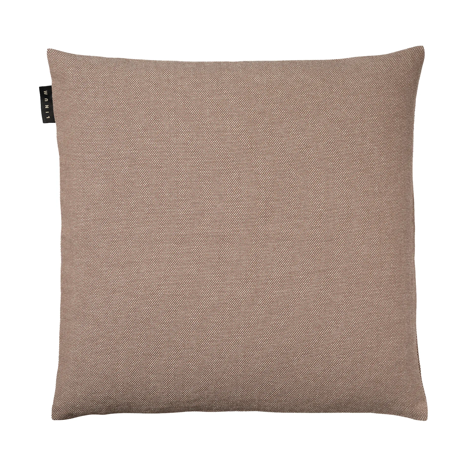 Pepper pillowcase 50x50 cm, Dark mole brown Linum