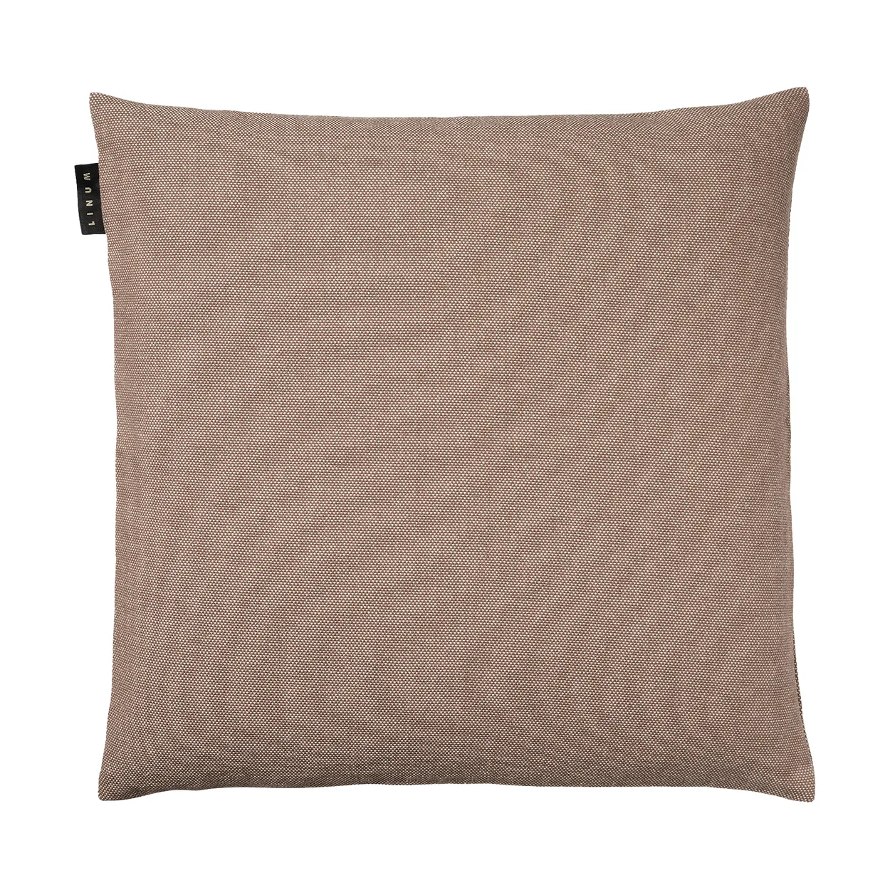 Linum Pepper pillowcase 50x50 cm Dark mole brown | Scandinavian Design | Cushion covers | Brown