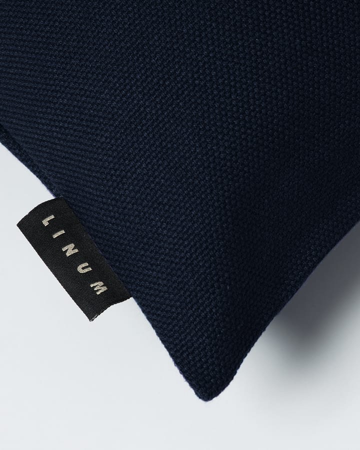 Pepper pillowcase 50x50 cm - Dark navy blue - Linum