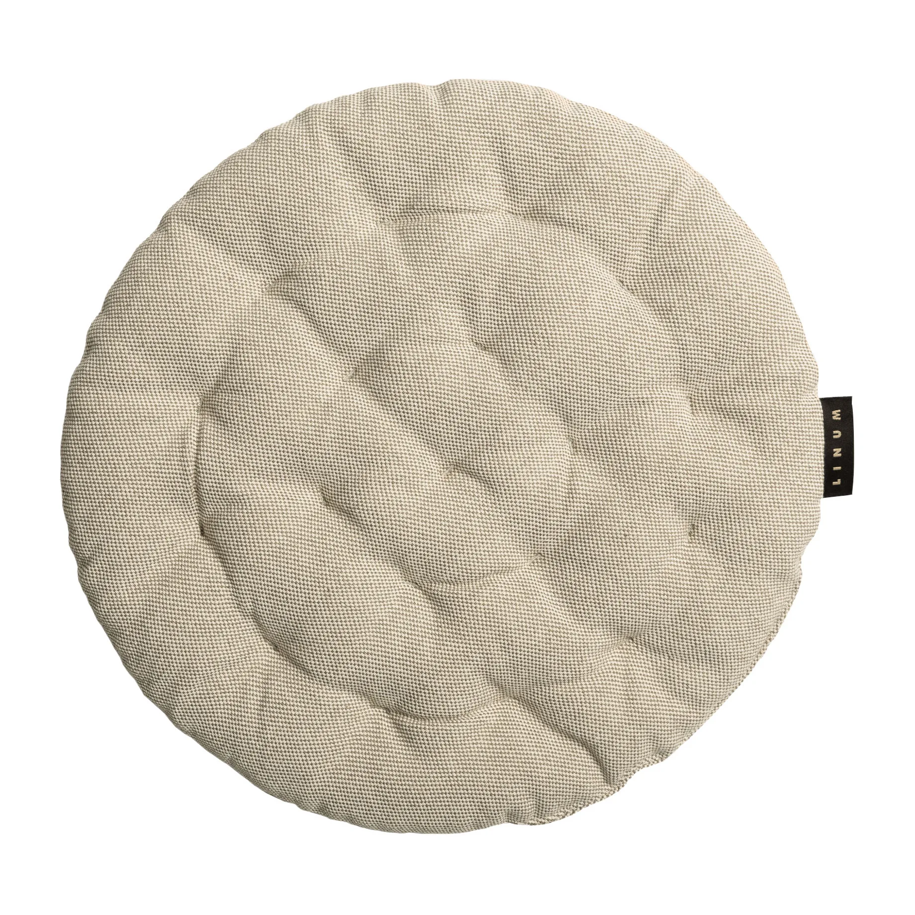 Pepper seat cushion Ø37 cm, Bronze brown Linum