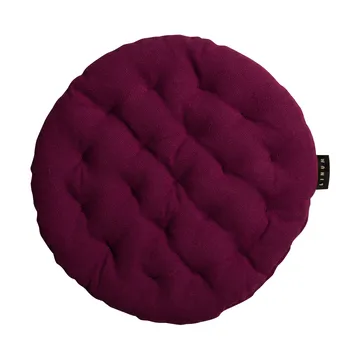 Pepper seat cushion Ø37 cm - Burgundy red - Linum