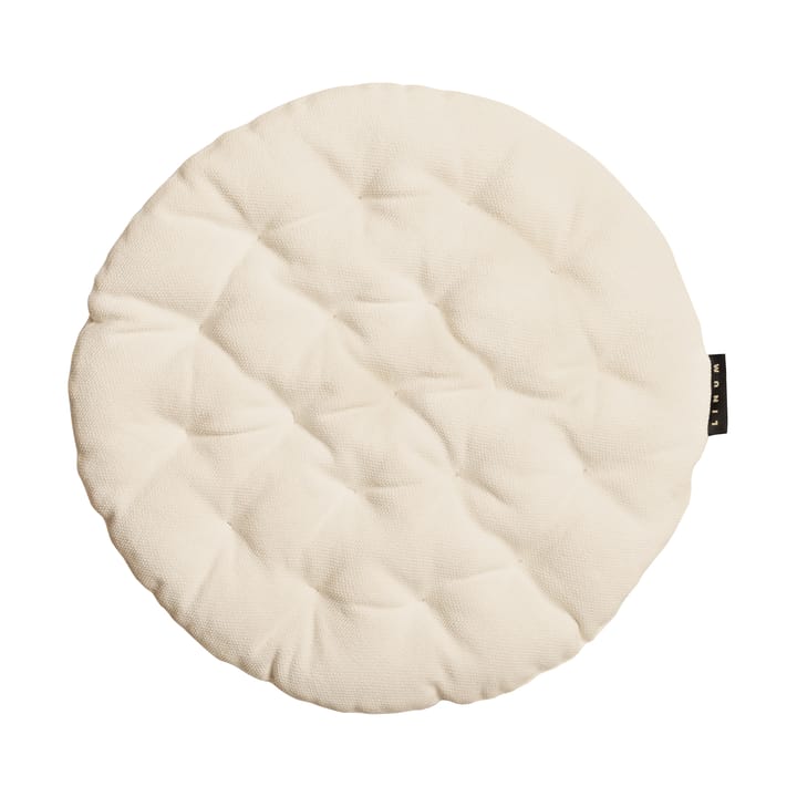 Pepper seat cushion Ø37 cm - Creamy beige - Linum