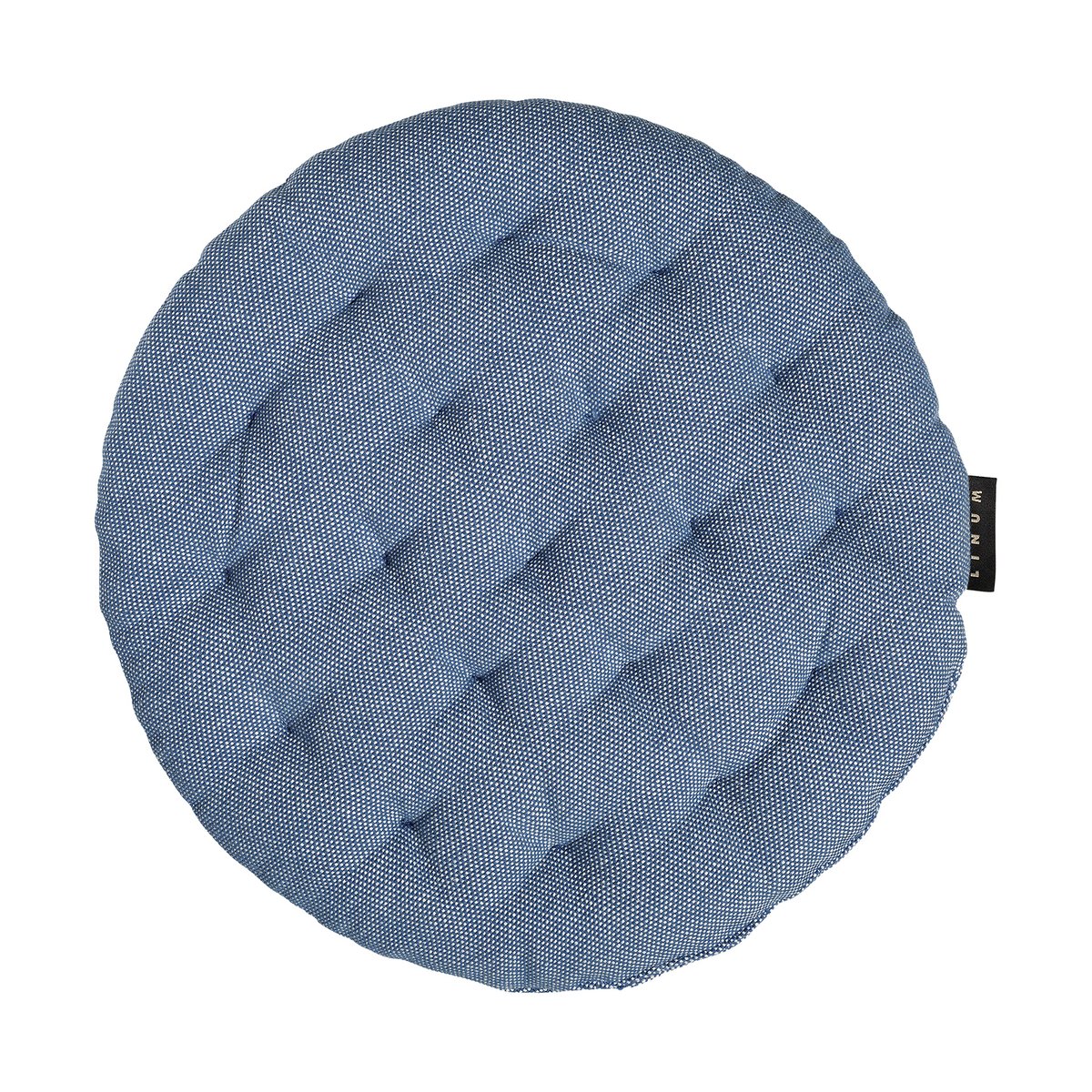 Linum Pepper seat cushion o37 cm Deep sea blue | Scandinavian Design | Seat cushions & pads | Blue