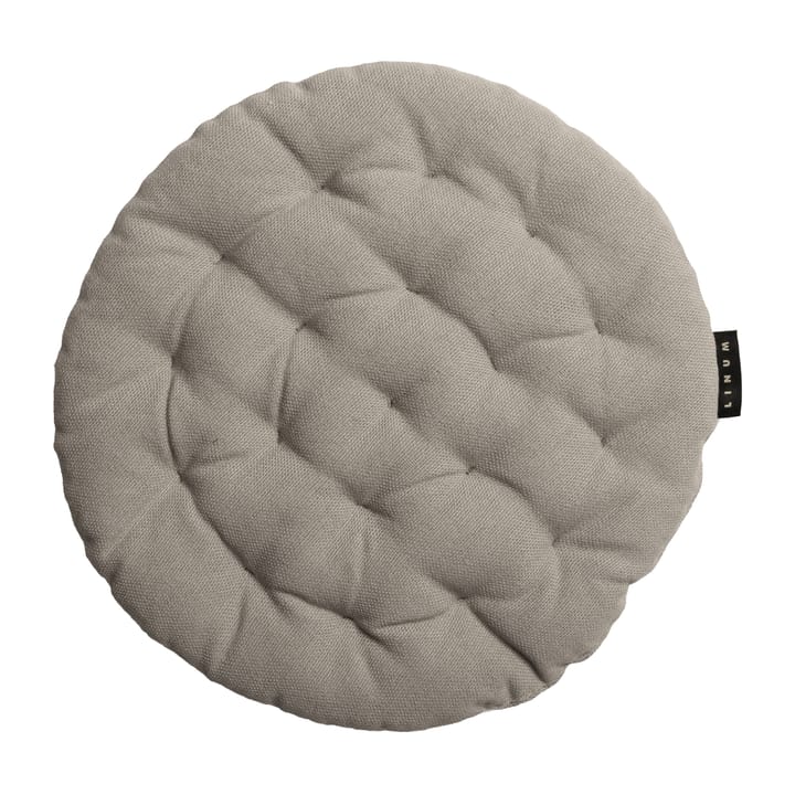 Pepper seat cushion Ø37 cm - Light grey - Linum