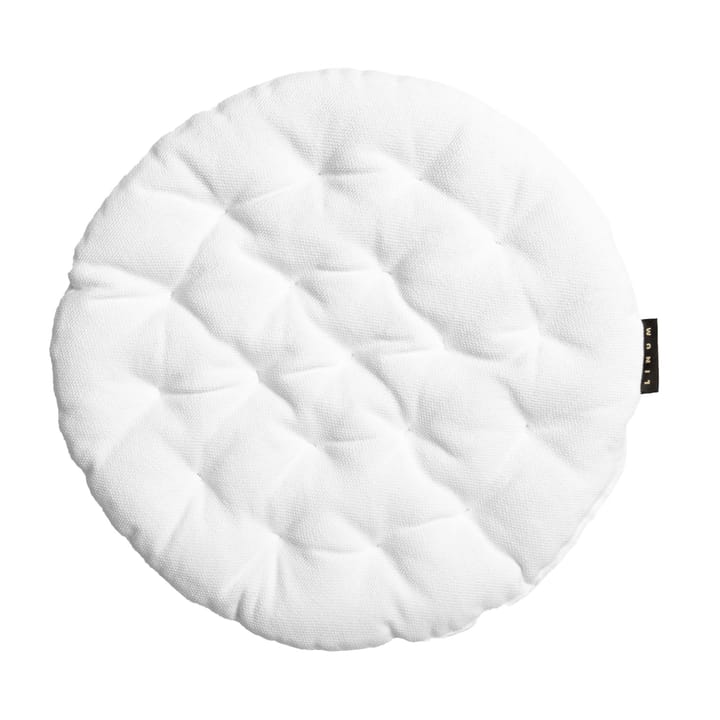 Pepper seat cushion Ø37 cm - White - Linum