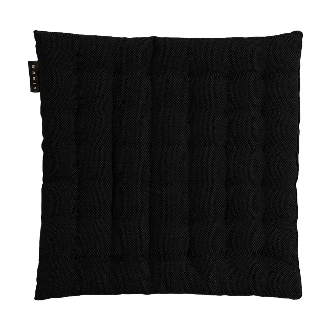 Linum Pepper seat cushion 40x40 cm Black | Scandinavian Design | Seat cushions & pads | Black