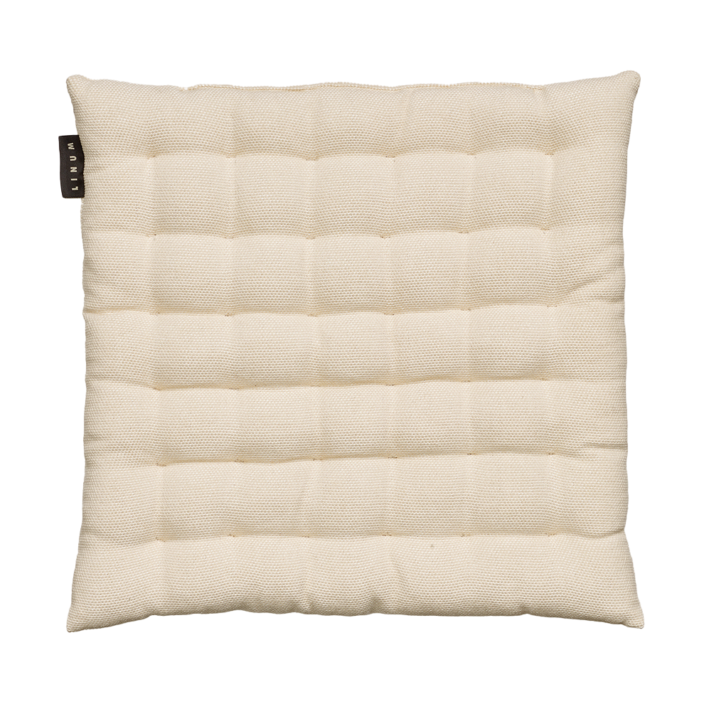 Linum Pepper seat cushion 40x40 cm Creamy beige | Scandinavian Design | Seat cushions & pads | Beige